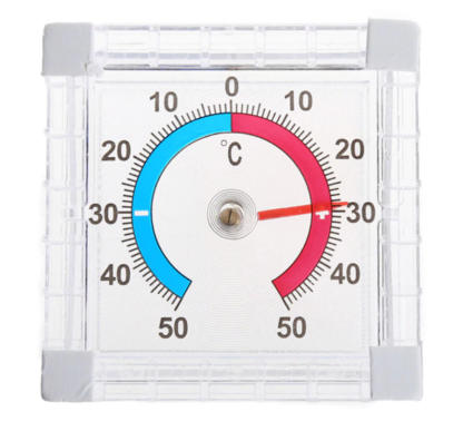 Inside outside thermometer