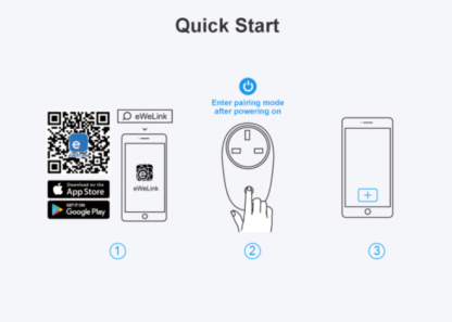 Sonoff Phone app remote controlled power point. Works with NZ and Australian power points