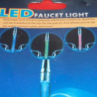Amazing tap lights. Three colours temperature controlled. Blue when cold, green for warm and red when hot. Easy to install.